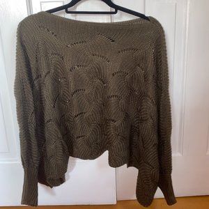 Women's Olive Dark Green Sweater